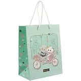Пакет А5 23*18*10 "Басик на велосипеде" дет., бум.мат.ламинат