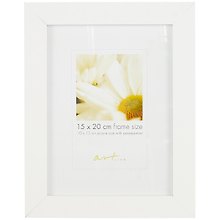 Деревянная фоторамка «TrendLine white MDF», белая, 15 х 20 см