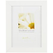 Деревянная фоторамка «TrendLine white MDF», белая, 15 х 20 см