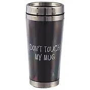 Термостакан Don’t touch my mug (черный) (пластик) (400мл)