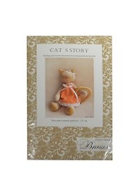 Набор для изготовления текстильной игрушки Ваниль МеЛ "Catstory" 27см C001