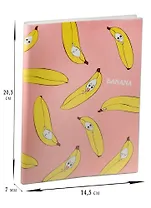 Тетрадь в линейку Banana, 60 листов, в ассортименте