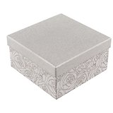 Подарочная коробка «Glitter flowers», 17 х 17 см