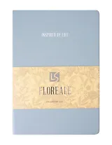 Ежедневник дат. 2026г. А5 176л "FLOREALE. Smoky Sky" 7Б, иск.кожа, тв.переплет, тонир.блок, тисн.фольгой, запечат.торец, ляссе, инд.уп