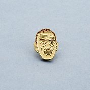 Сувенир, Значок эмалированный Манн