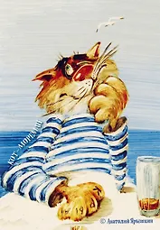 Блокнот Кот-мореман