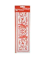 Трафарет пластик многоразовый Бордюр с Ангелами (АН3831700) (Б-019) (10х32см)