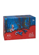 Пазл деревянный Зима и саночки DaVICI 60 элементов (размер собранной картины 210 х 150)