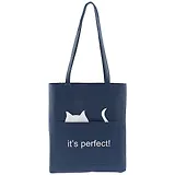 Сумка на молнии Кот в кармане(кожзам)(35х30)