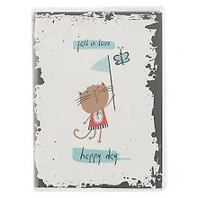 Записная книжка «Happy cats» А6, 96 листов в линейку, в ассортименте