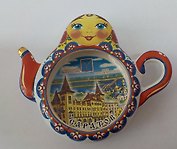 Подставка под чайный пакет (матрешка)