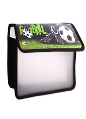 Папка для тетрадей А5 Футбол липучка, Оникс