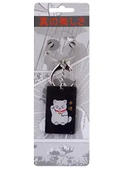 Брелок Котик Манэки-нэко (акрил) (3х5)