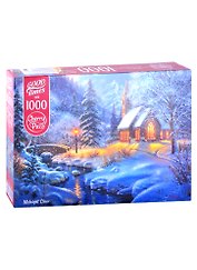 Пазл 1000 дет. Морозная полночь  Cherry Pazzl 30295