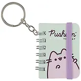 Блокнот А7 40л "Pusheen" евроспираль, эласт.держатель, инд.подвес
