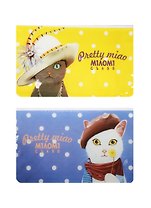 Папка на молнии B6 "Pretty cats", пластик, Languo