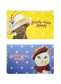 Папка на молнии B6 «Pretty cats»