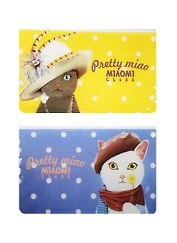 Папка на молнии B6 "Pretty cats", пластик, Languo