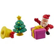 Ластики-пазлы «С Рождеством!», 4 штуки