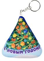 Брелок-антистресс С Новым Годом Елка (10 см)
