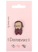 Значок My favorite writer Достоевский (металл) (12-08599-942)