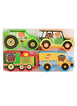 Подарочный набор книг для малышей "Мои машинки" (комплект из 4 книг)