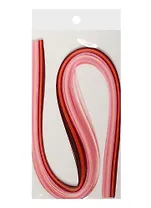 Бумага для квиллинга в пакете с подложкой (3mm) (120 листов) (52cm), оттенки розового (11-2398