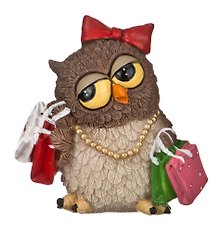 Фигурка Сова шопоголик 10см  (537-261)