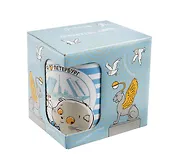 Кружка СПб Басик и чайка (керамика) (330мл) (коробка)