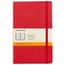 Книга для записей Moleskin Classic Large, твёрдая обложка, красная, 120 листов, А5