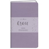 Записная книжка «Grace. Лавандовый» А6, 80 листов в клетку, экокожа, Listoff - 0