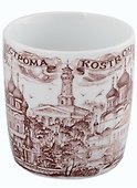 Кружка Кострома рис.коричн. (фарфор)(350мл) - 1