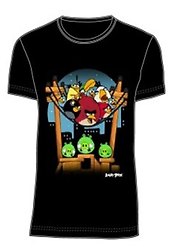 Angry Birds Футболка мужская NIGHT (M, Черный) (TS22-BLK)