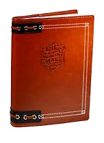 Ежедневник недат. А5 160л "Born Free" коричневый, иск.кожа, мягкий переплет, нашивка, In Folio