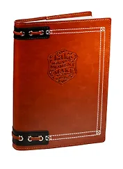 Ежедневник недат. А5 160л "Born Free" коричневый, иск.кожа, мягкий переплет, нашивка, In Folio