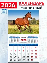 Календарь 2026г 94*167 «Год лошади. Летний день» на магните