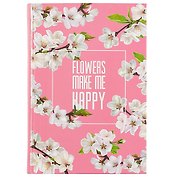 Тетрадь общая «Happy flower», 128 листов в клетку, А5 - Be Smart