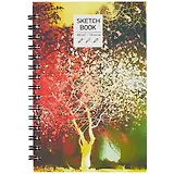Скетчбук А5 100л "Осень" белый офсет, 100г/м2, евроспираль