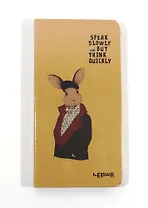 Блокнот, H5 (8,3*16см) 80л "Mr.Animal" твердая обложка