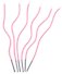 Набор свечей для торта Pink Wave (волны розовые) (6шт) (17см) (12-7color-candle_18) - 1