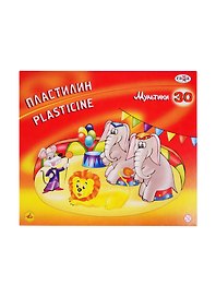 Пластилин «Мультики», 30 цветов, 600 г, ГАММА