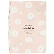 Записная книжка А6 58л кл. "Be happy" сшивка на шнурке