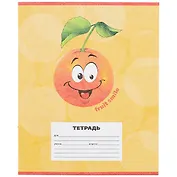 Тетрадь в клетку Hatber, "Фрутоскоп", 12 листов, в ассортименте