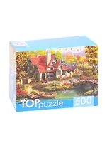 Пазл Домик у пруда TOPpuzzle 500 элементов ХТП500-4228