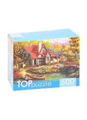 Пазл Домик у пруда TOPpuzzle 500 элементов ХТП500-4228