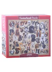 Пазл Породы собак, коллаж, 1500 деталей Castor Land
