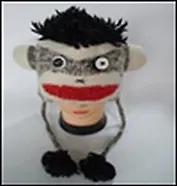 Шапка вязаная Панк-Обезьяна (DW1200021)