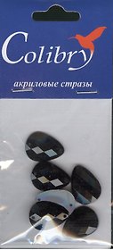 Стразы акриловые Colibry 1 (W13-18) (каплевидные) (13х18 мм) (упаковка)