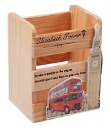 Стакан офисный деревянный Города KY001