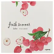 Скетчбук «Фрукты», 160 страниц, 21 х 21 см